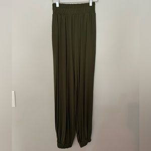 Free People FP Beach Olive Green Comfy Pants Joggers